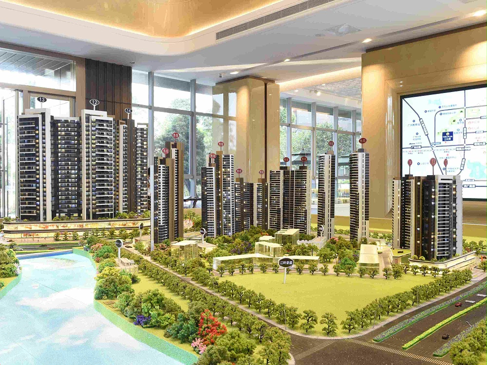 增城麗江國(guó)際建筑沙盤模型案例