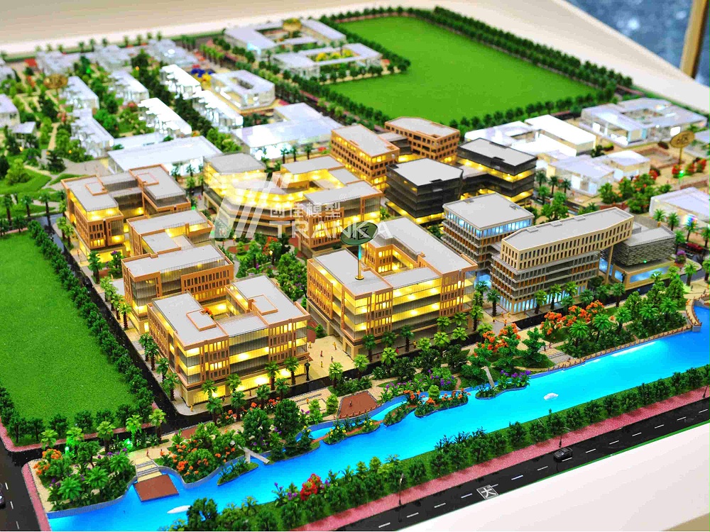 綠地未來(lái)城建筑沙盤模型案例